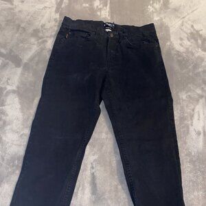 Chaps Straight Fit Black Jeans